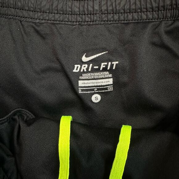 Nike Dri-Fit Womens Brief-Lined Running Shorts Black S Active Gymwear Chevron - Picture 7 of 9